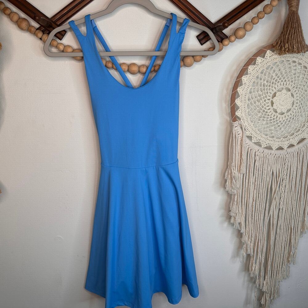 Fabletics Boost Performance Blue Athletic Dress - image 1